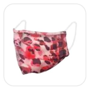 Pink Camo Print Anti-Microbial Face Covering Mask